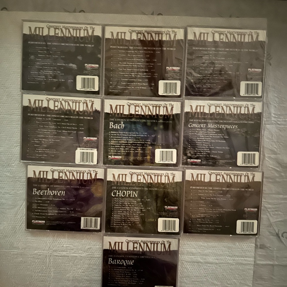 Greatest Masterpieces of the Millennium 10 CD Set. New still in plastic - Picture 5 of 15